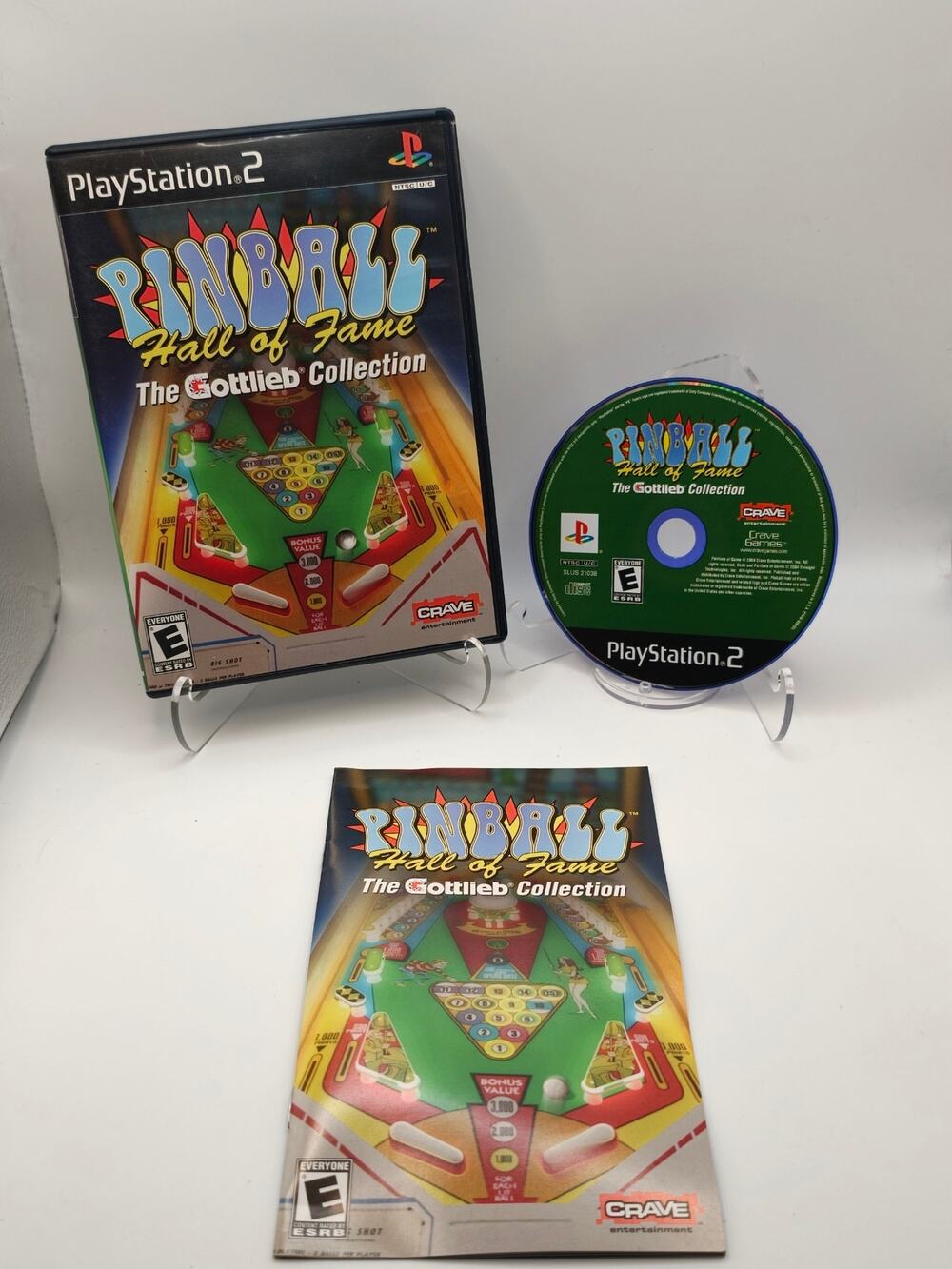Pinball Hall of Fame Gottlieb Collection PS2 CIB Tested